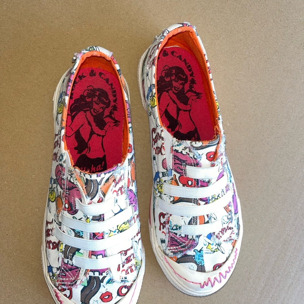 Rock & Candy Trippy Graphic Sneakers